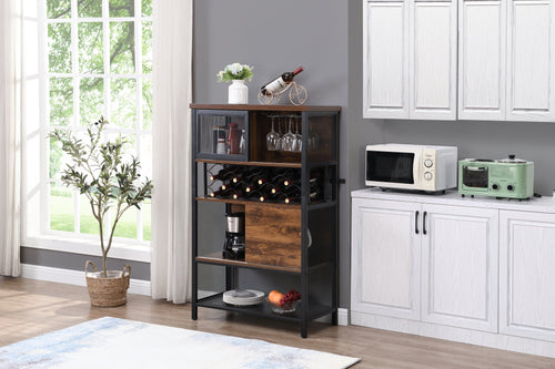 1st Choice Furniture Direct Bar Cabinet 1st Choice Industrial Bar Cabinet with Wine Rack and Stemware Storage