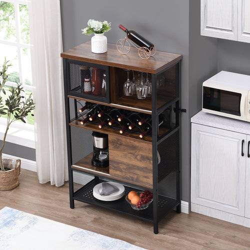 1st Choice Furniture Direct Bar Cabinet 1st Choice Industrial Bar Cabinet with Wine Rack and Stemware Storage