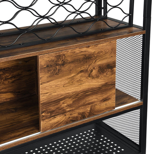 1st Choice Furniture Direct Bar Cabinet 1st Choice Industrial Bar Cabinet with Wine Rack and Stemware Storage