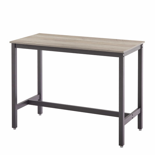 1st Choice Furniture Direct Bar Set 1st Choice Grey PU 4-Piece Bar Table Set w/ Soft Seat & Backrest Stool
