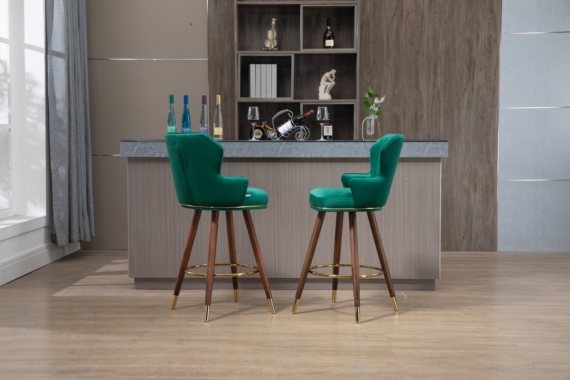 1st Choice Furniture Direct Bar Stool 1st Choice Modern Adjustable Swivel Bar Stools with Backrest