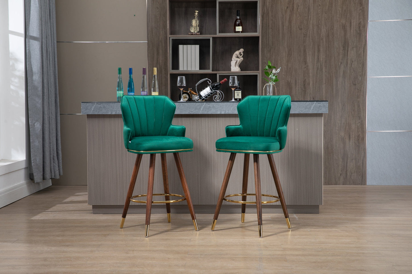 1st Choice Furniture Direct Bar Stool 1st Choice Modern Adjustable Swivel Bar Stools with Backrest