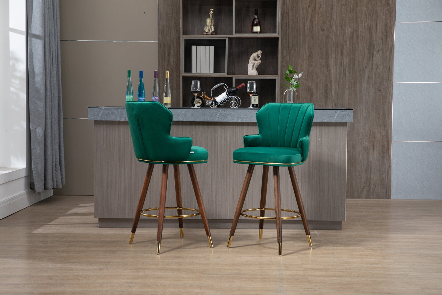 1st Choice Furniture Direct Bar Stool 1st Choice Modern Adjustable Swivel Bar Stools with Backrest