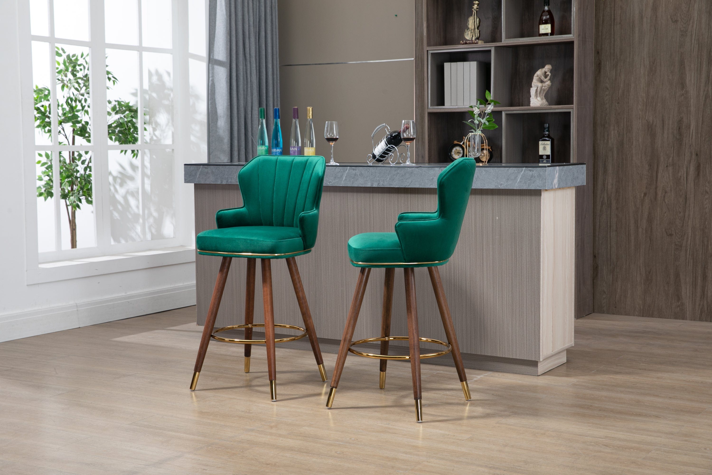 Adjustable bar cheap stool with backrest