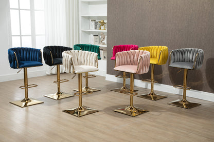 1st Choice Furniture Direct Bar Stool 1st Choice Vintage Bar Stools with Back and Footrest in Black Finish