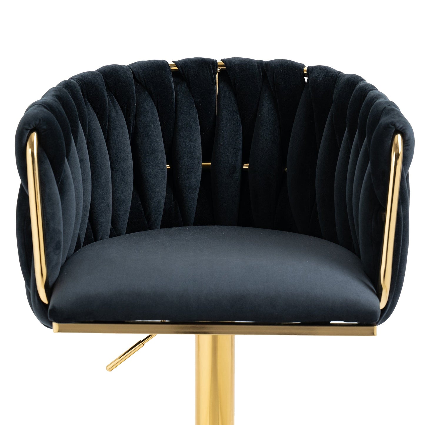 1st Choice Furniture Direct Bar Stool 1st Choice Vintage Bar Stools with Back and Footrest in Black Finish