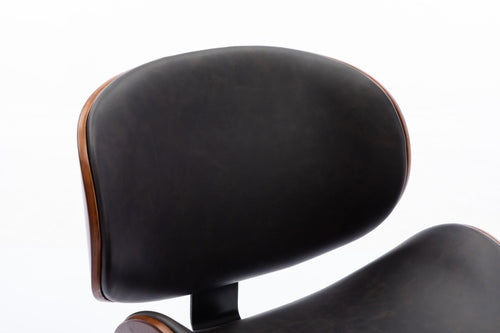 1st Choice Furniture Direct Bar Stool Set 1st Choice Set of 2 Adjustable Bentwood PU Leather Barstools