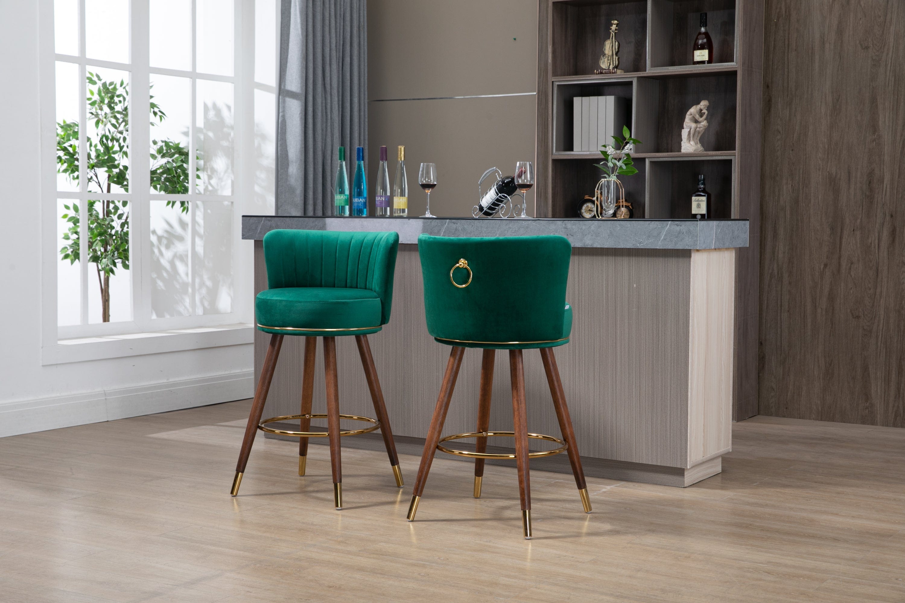 Oak counter height bar stools hot sale