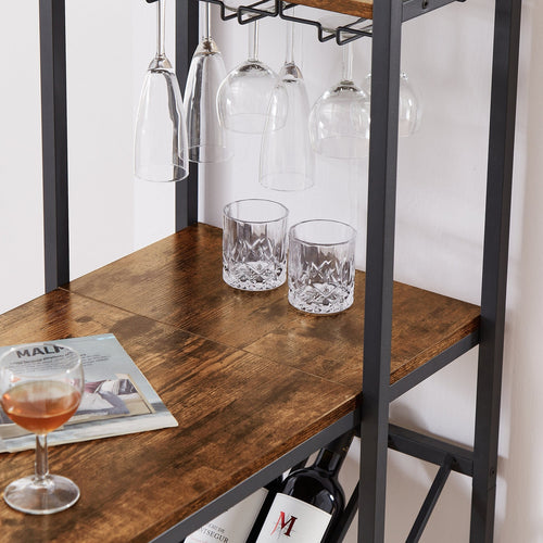 1st Choice Furniture Direct Bar Table 1st Choice Multifunctional High Bar Table with Bottle & Glass Holder