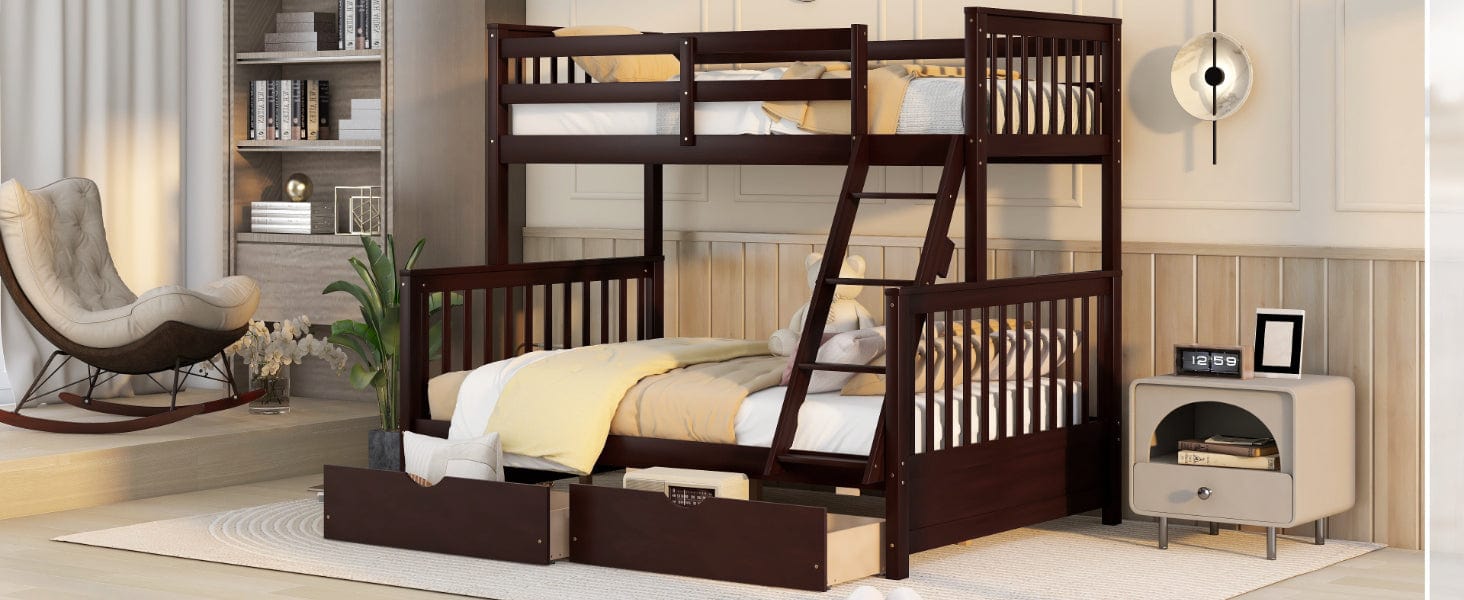 Espresso twin deals bed frame