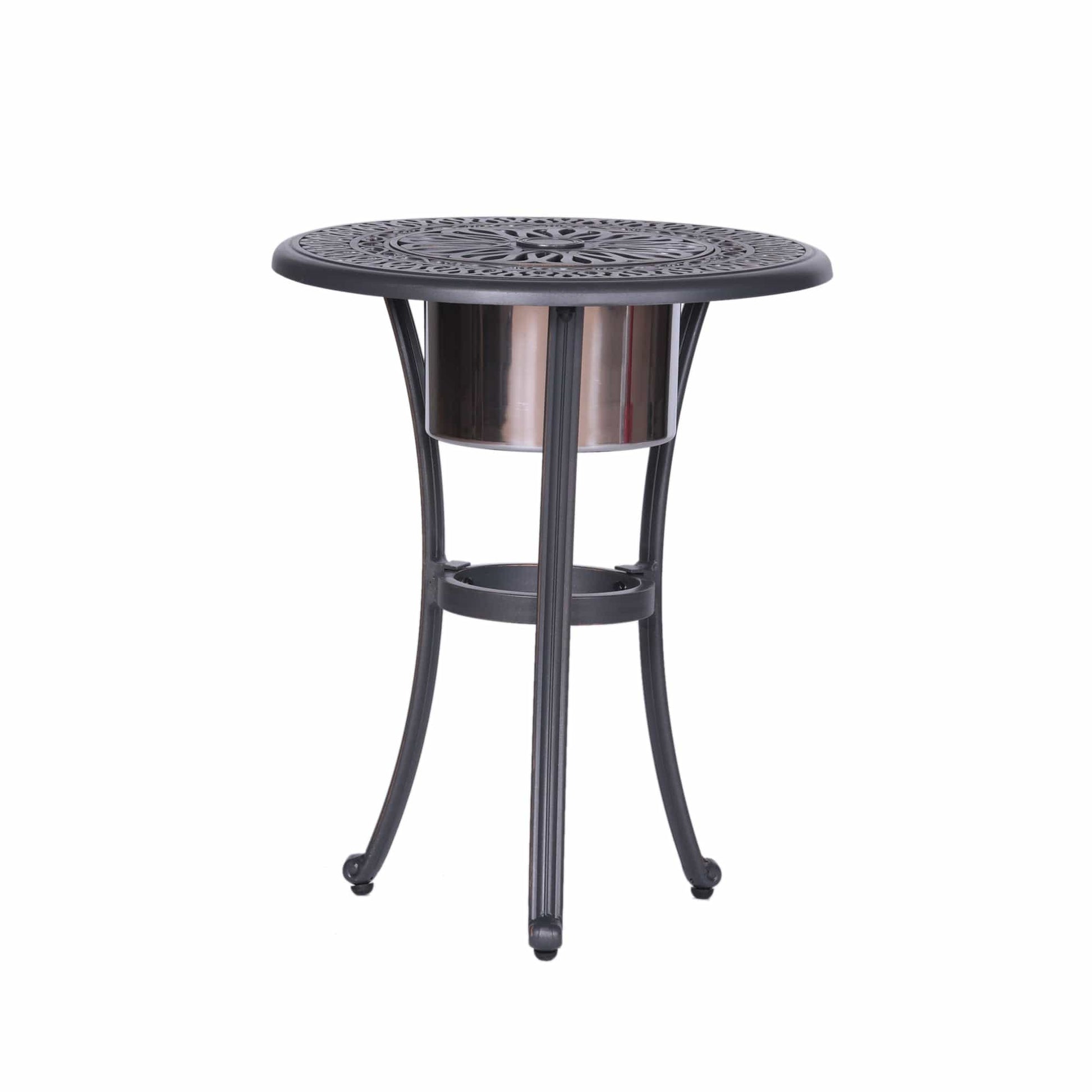 1st Choice Furniture Direct Bistro Table 1st Choice Contemporary Outdoor Aluminum Ice Bucket Bistro Table