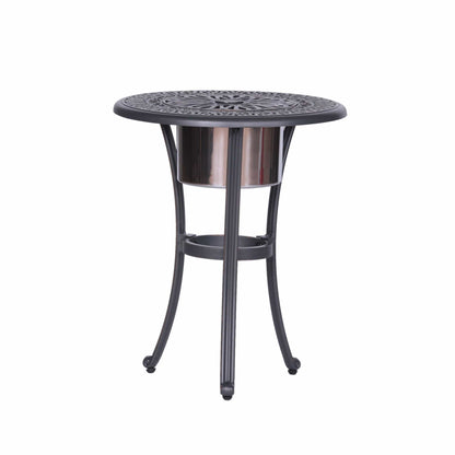 1st Choice Furniture Direct Bistro Table 1st Choice Contemporary Outdoor Aluminum Ice Bucket Bistro Table