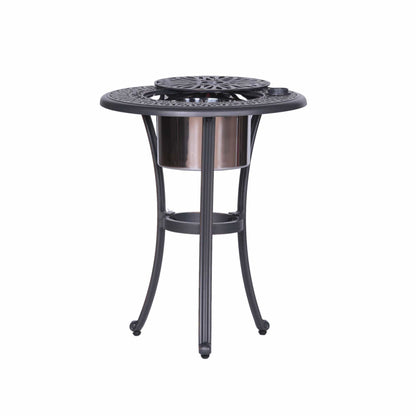 1st Choice Furniture Direct Bistro Table 1st Choice Contemporary Outdoor Aluminum Ice Bucket Bistro Table