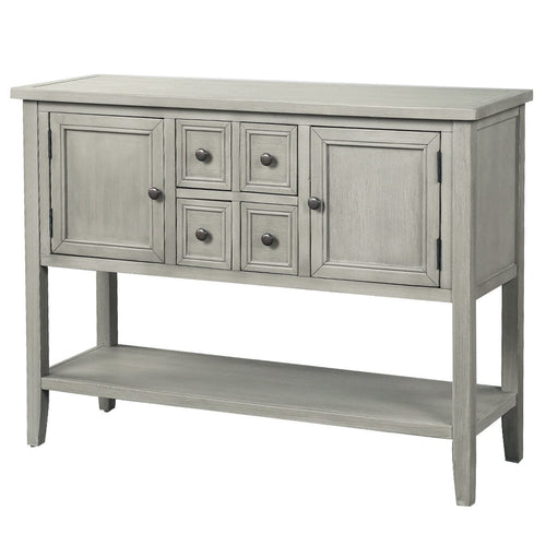 1st Choice Furniture Direct Buffet Sideboard 1st Choice Cambridge Buffet Sideboard w/ Bottom Shelf in Antique Gray
