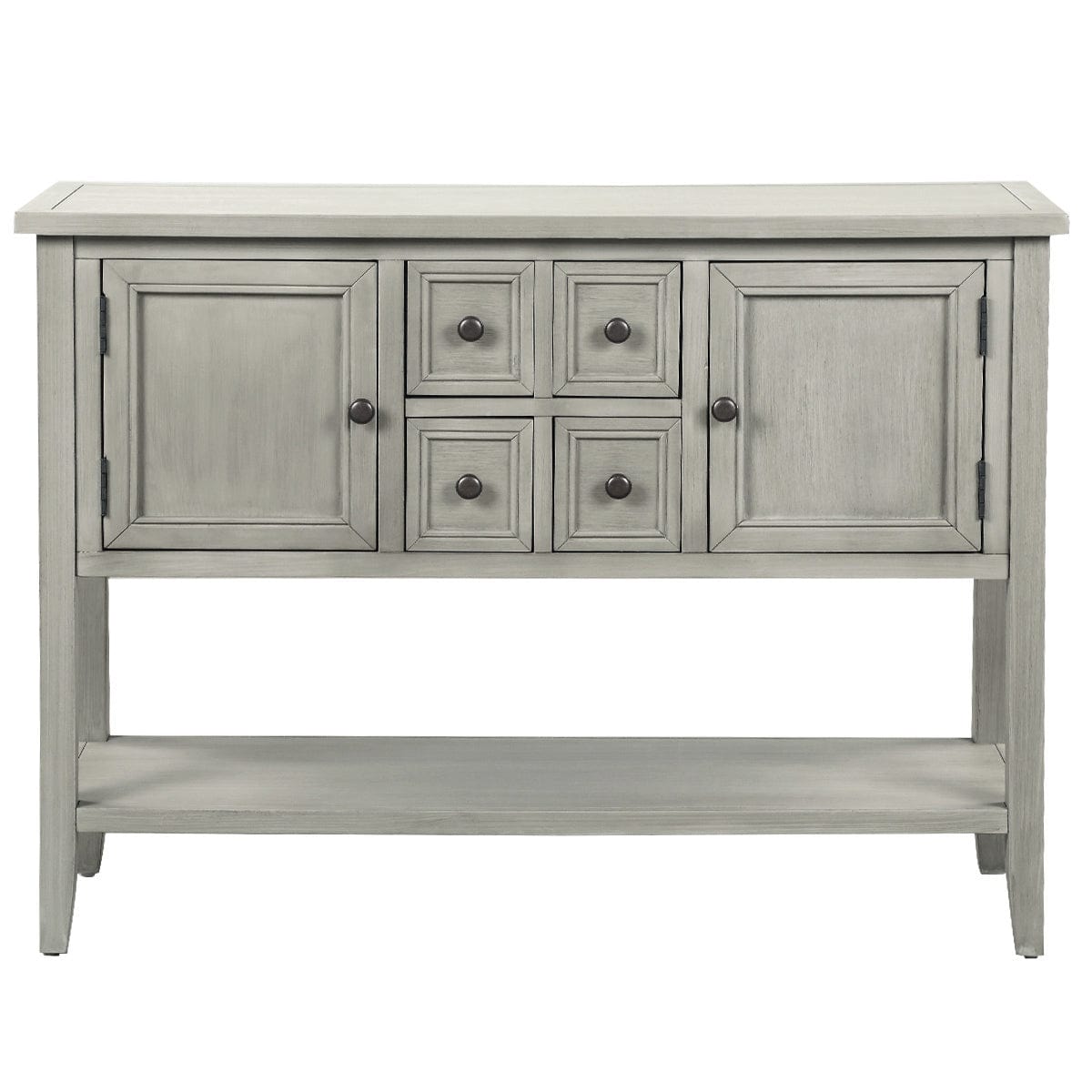 1st Choice Furniture Direct Buffet Sideboard 1st Choice Cambridge Buffet Sideboard w/ Bottom Shelf in Antique Gray