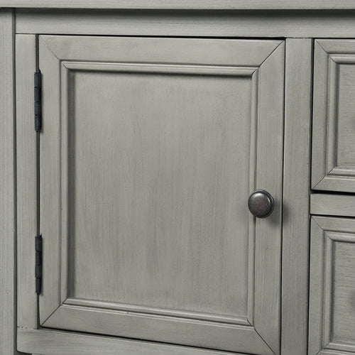 1st Choice Furniture Direct Buffet Sideboard 1st Choice Cambridge Buffet Sideboard w/ Bottom Shelf in Antique Gray