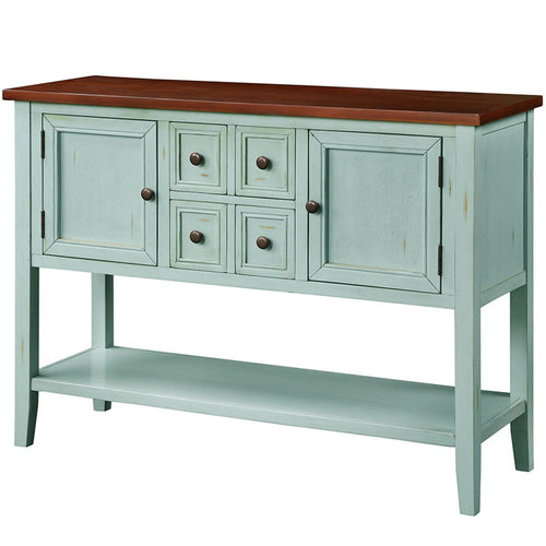 1st Choice Furniture Direct Buffet Sideboard 1st Choice Retro Blue Buffet Sideboard Console Table - Cambridge Series
