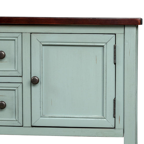 1st Choice Furniture Direct Buffet Sideboard 1st Choice Retro Blue Buffet Sideboard Console Table - Cambridge Series
