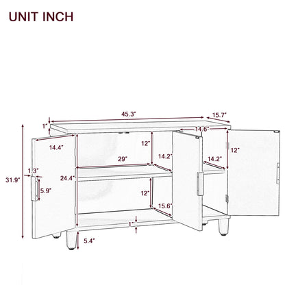 1st Choice Furniture Direct Cabinet 1st Choice Accent Cabinet Sideboard Wooden Cabinet with Antique Finish