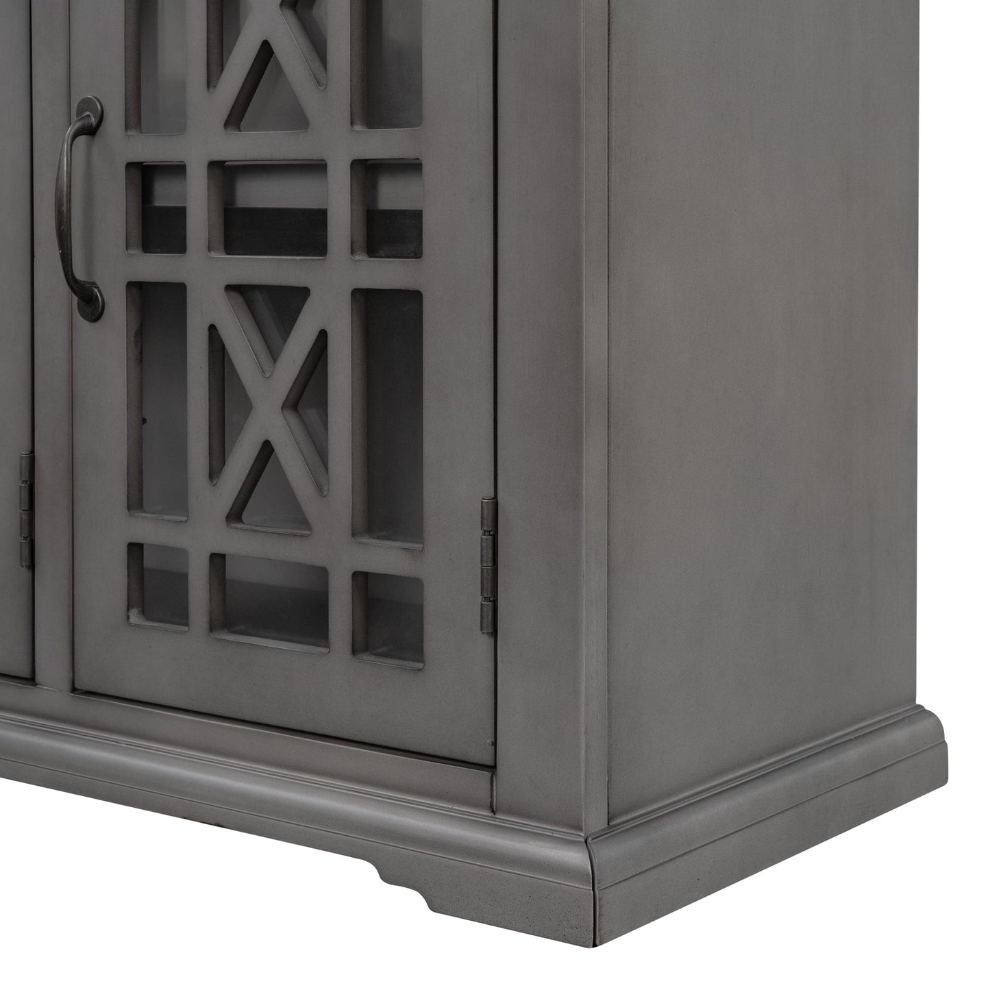 1st Choice Furniture Direct Cabinet 1st Choice Multi-Functional U-Style Wood Cabinet with 3 Drawers