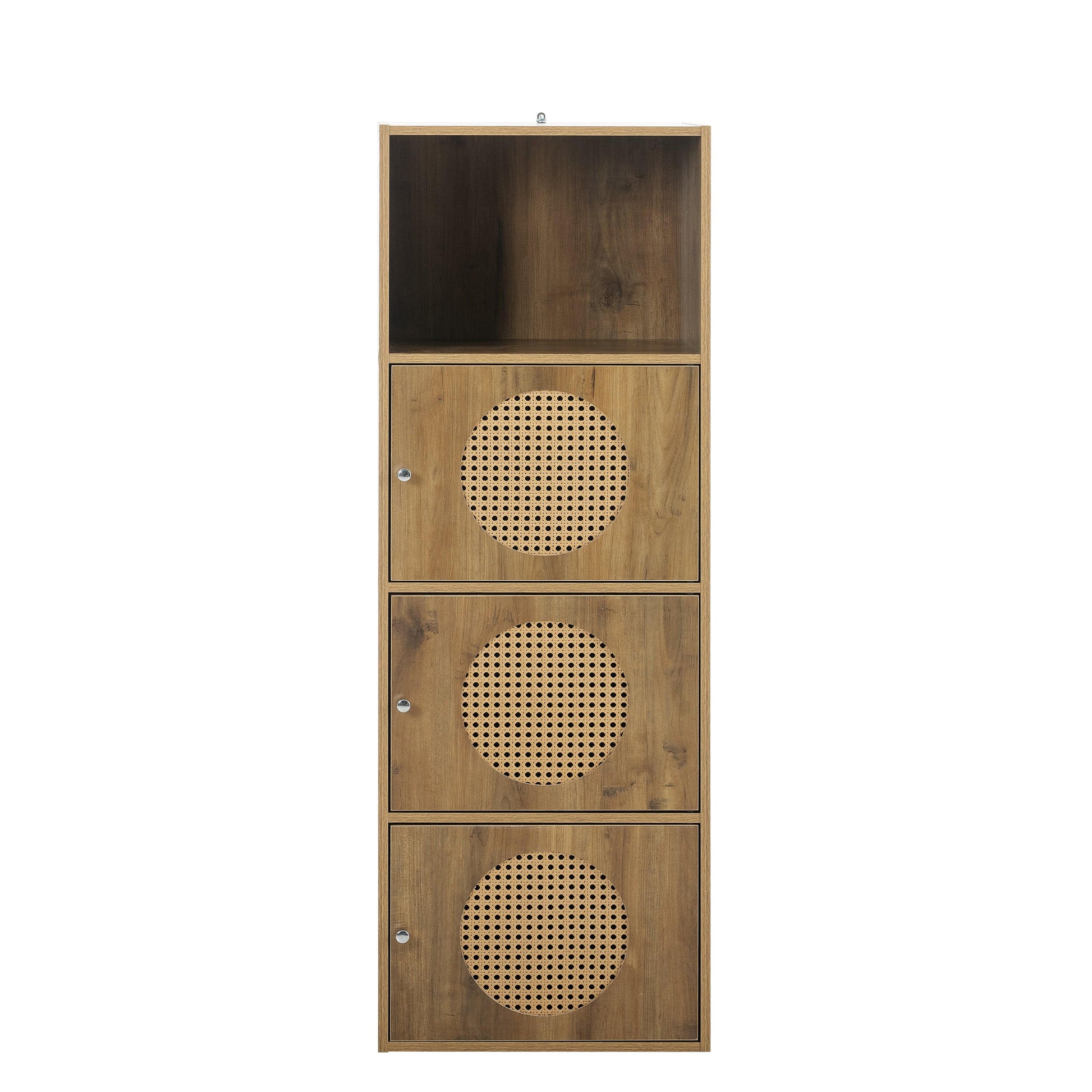 1st Choice Furniture Direct Cabinet 1st Choice Multi-Purpose Rustic Brown Rattan Floor Cabinet