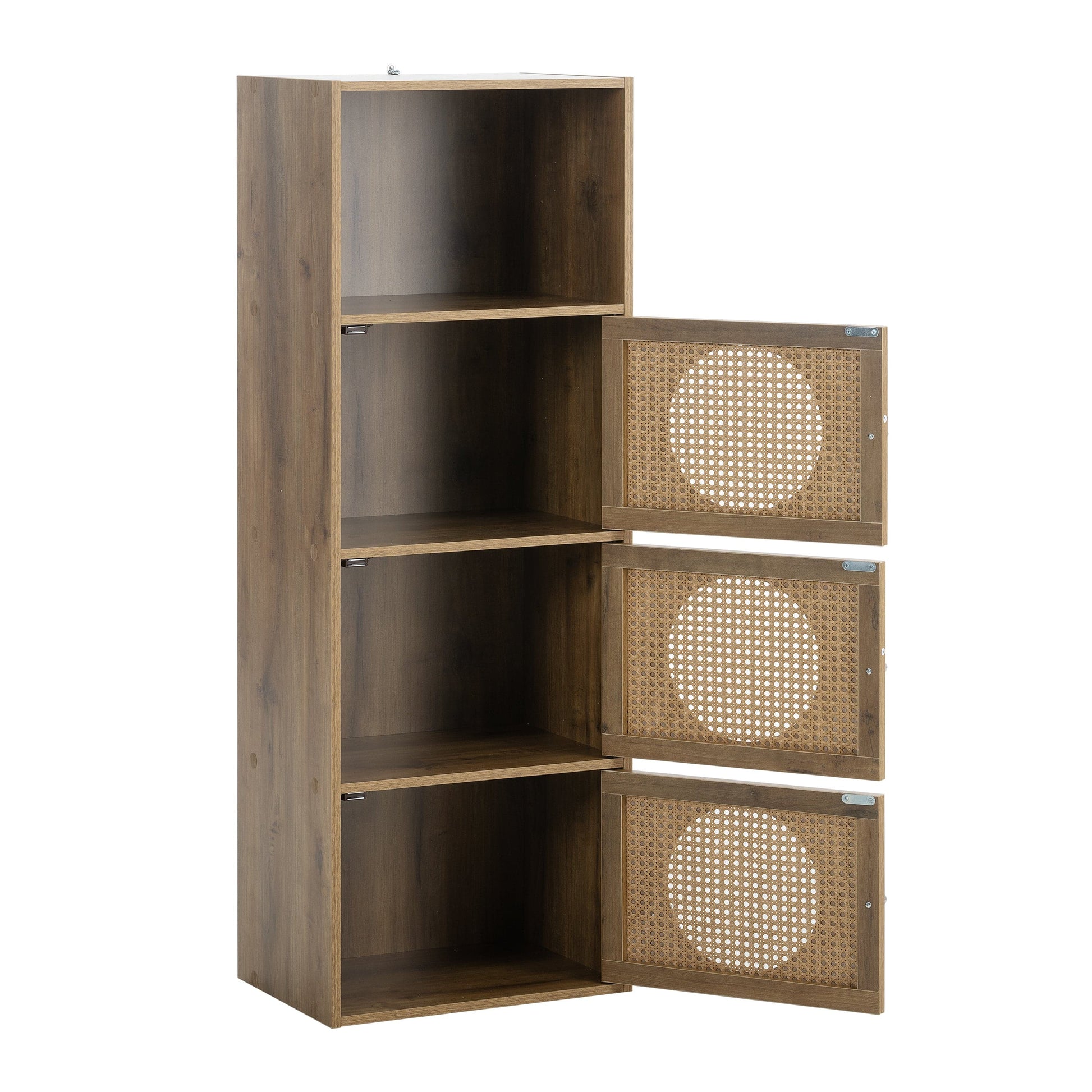 1st Choice Furniture Direct Cabinet 1st Choice Multi-Purpose Rustic Brown Rattan Floor Cabinet