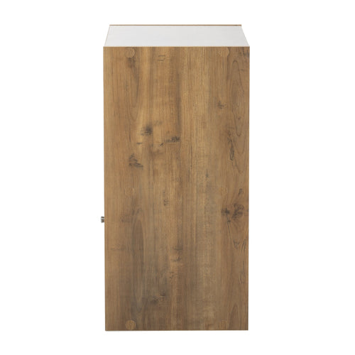 1st Choice Furniture Direct Cabinet 1st Choice Small Bathroom Storage Cabinet with Rustic Brown Finish