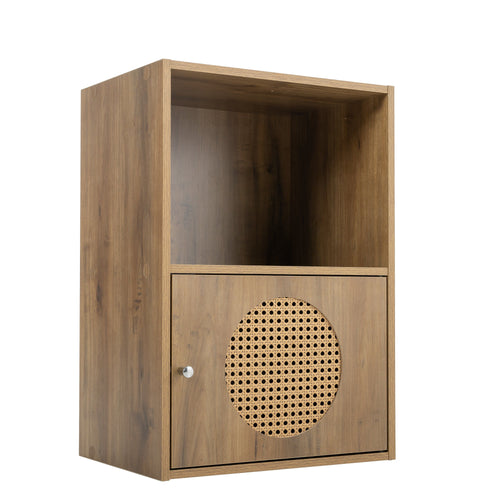 1st Choice Furniture Direct Cabinet 1st Choice Small Bathroom Storage Cabinet with Rustic Brown Finish