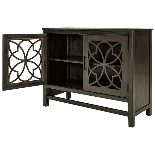 1st Choice Furniture Direct Cabinet 1st Choice U-Style Grey Cabinet with Doors and Adjustable Shelf