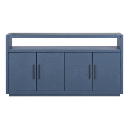 1st Choice Furniture Direct Cabinet 1st Choice U-Style Storage Cabinet w/ Adjustable Shelves & Glass Top