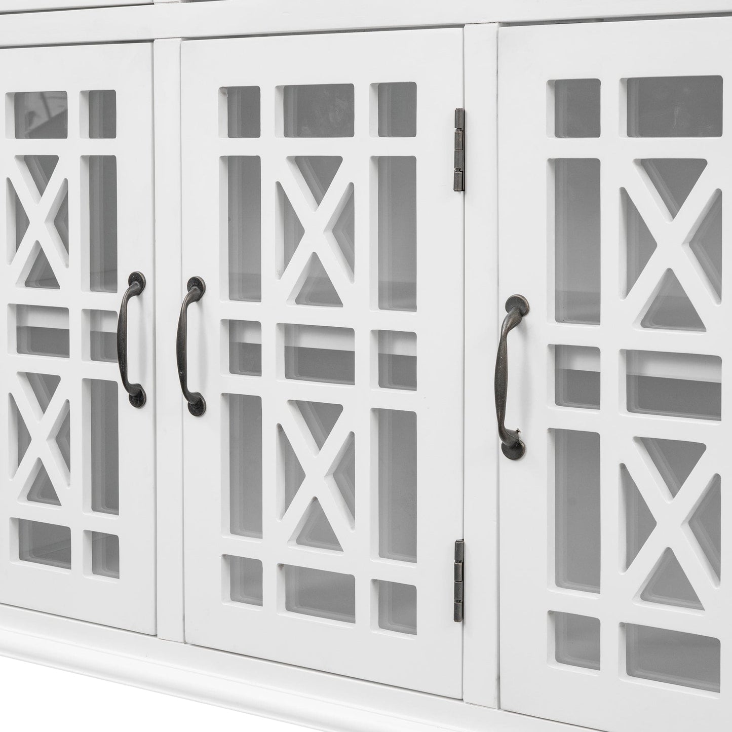 1st Choice Furniture Direct Cabinet 1st Choice U-Style Wood Storage Cabinet with 3 Doors and 3 Drawers