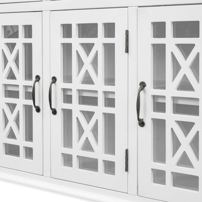 1st Choice Furniture Direct Cabinet 1st Choice U-Style Wood Storage Cabinet with 3 Doors and 3 Drawers