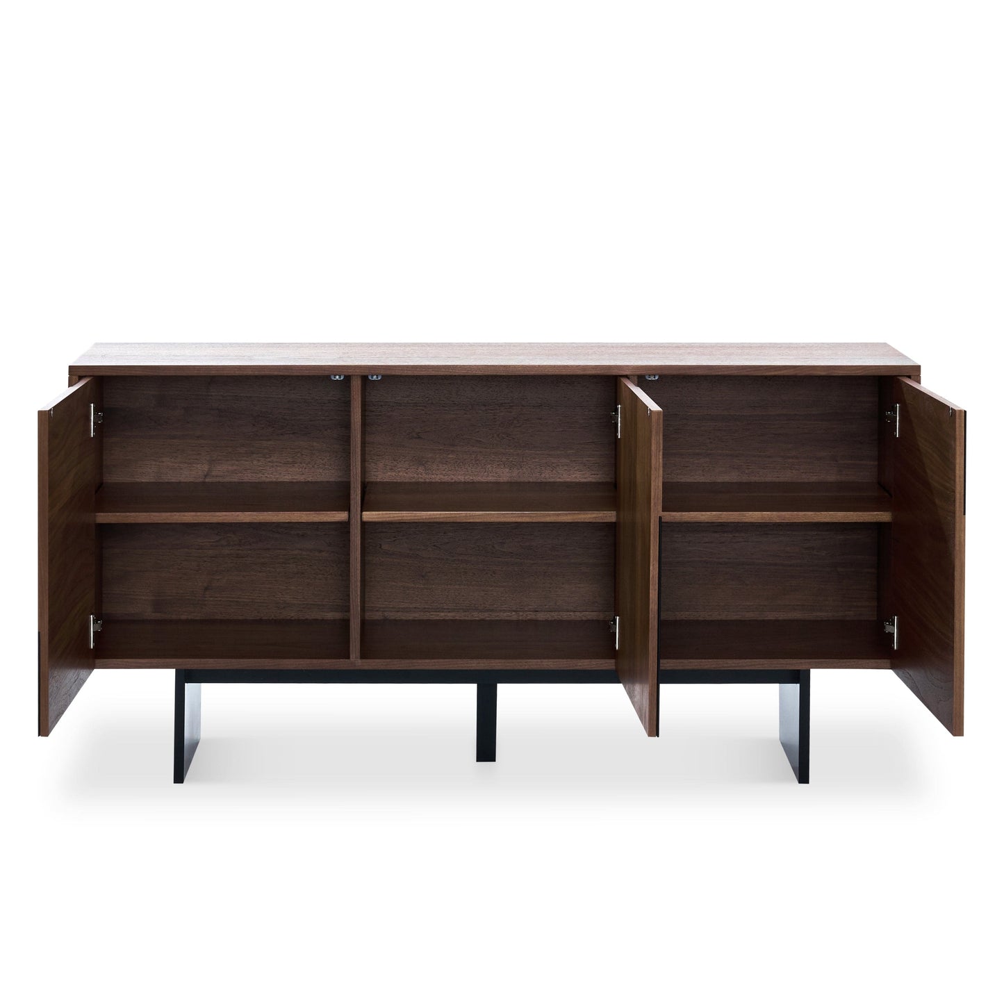 1st Choice Furniture Direct Cabinet Server 1st Choice Two Tone Long Sideboard Buffet Veneer Cabinet in Walnut