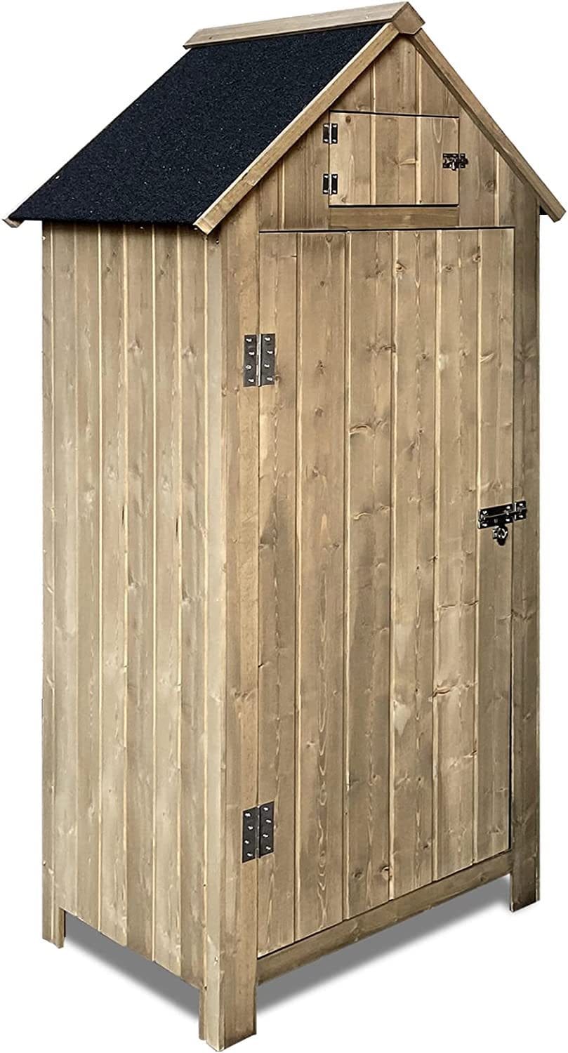 1st Choice Furniture Direct Cabinets & Storage 1st Choice Outdoor Storage Locker Cabinet w/ Waterproof Roof & Lockers