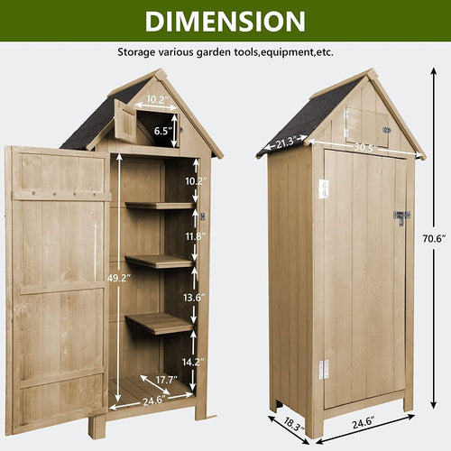 1st Choice Furniture Direct Cabinets & Storage 1st Choice Outdoor Storage Locker Cabinet w/ Waterproof Roof & Lockers