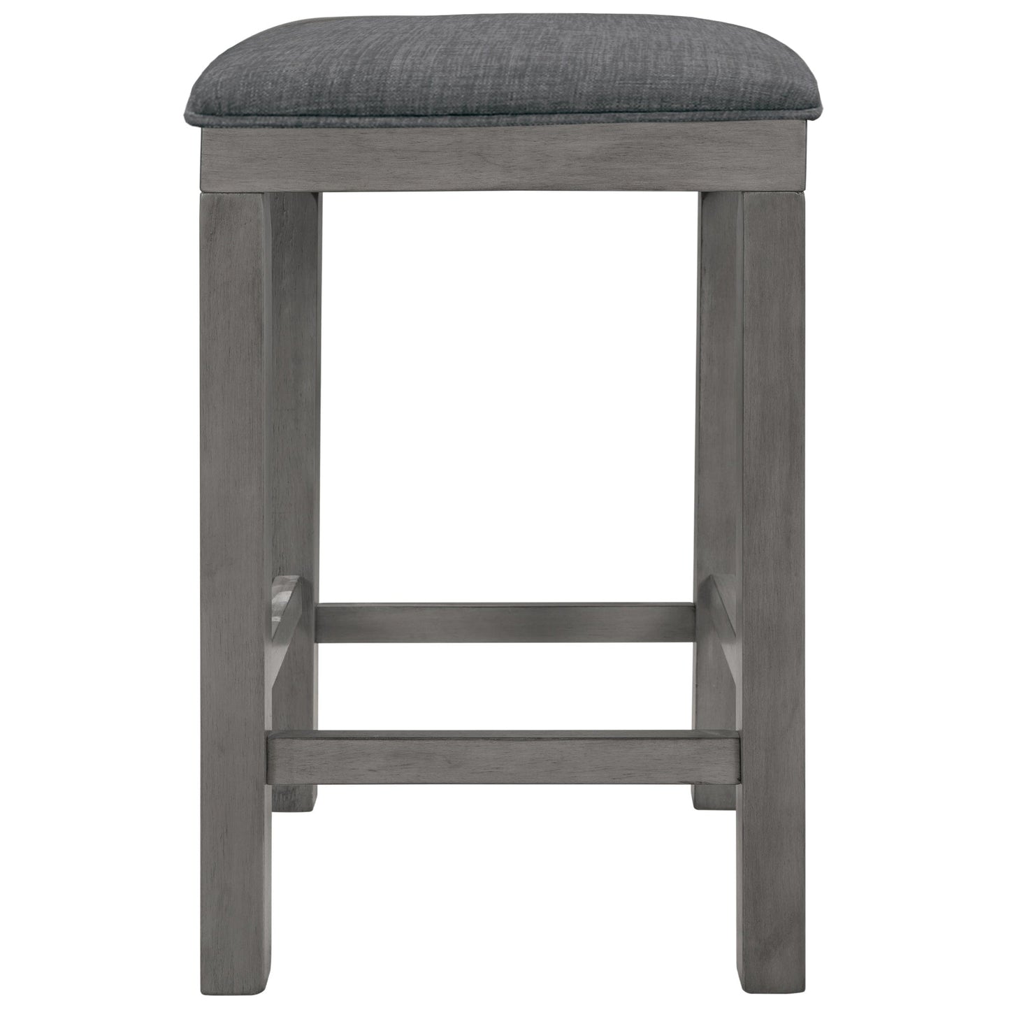 1st Choice Furniture Direct Counter Dining Set w/Stools 1st Choice 4-Piece Gray Counter Height Table Set w/ Padded Stools