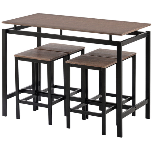 1st Choice Furniture Direct Counter Dining Set w/Stools 1st Choice 5-Piece Counter Height Dining Set with Table & 4 Chairs