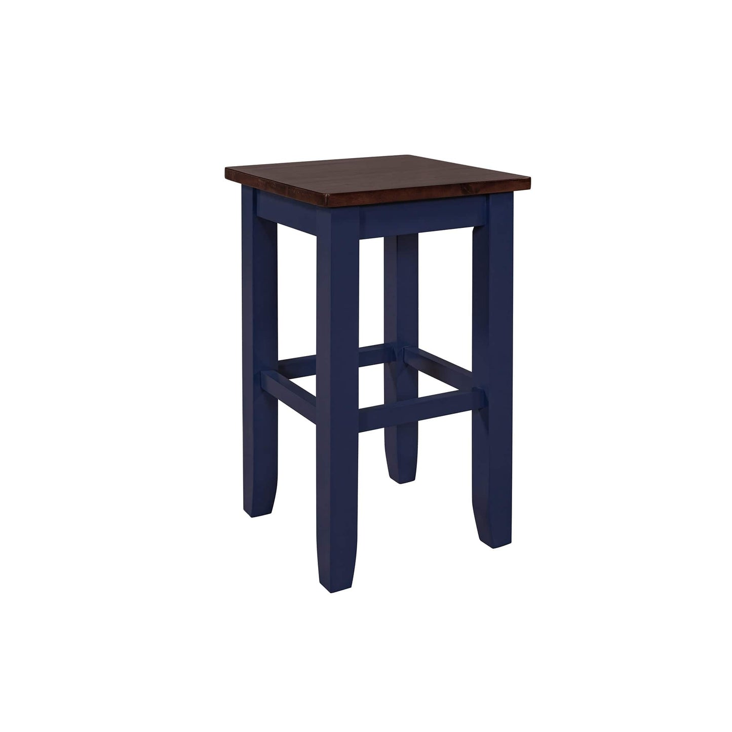 1st Choice Furniture Direct Counter Dining Set w/Stools 1st Choice Counter Height Dining Sets in Brown & Blue Finish (5-PC)