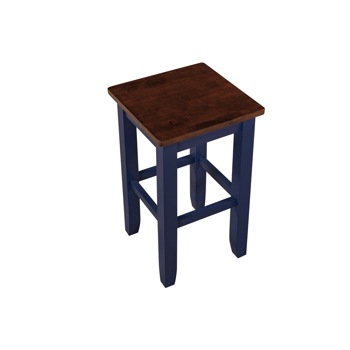 1st Choice Furniture Direct Counter Dining Set w/Stools 1st Choice Counter Height Dining Sets in Brown & Blue Finish (5-PC)
