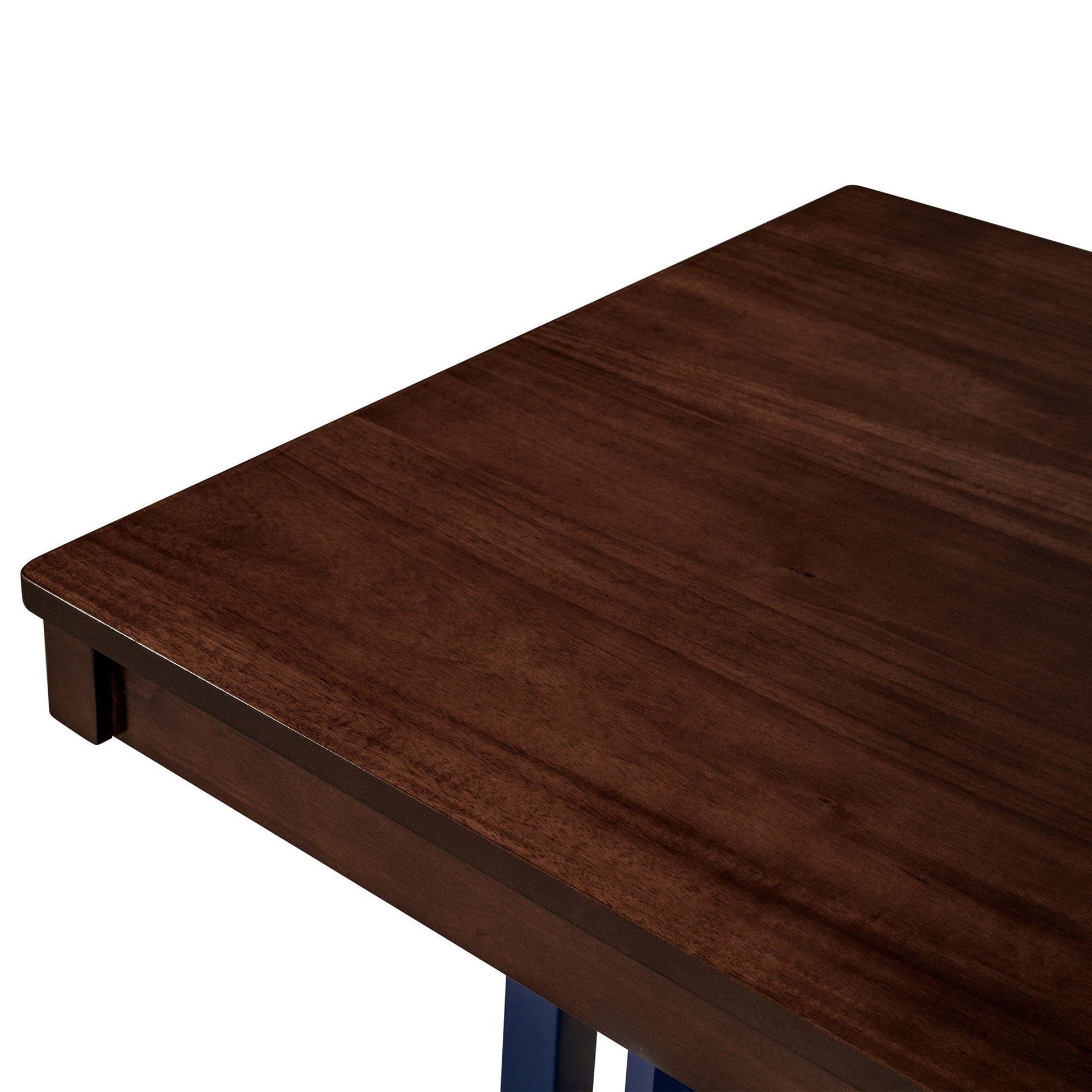 1st Choice Furniture Direct Counter Dining Set w/Stools 1st Choice Counter Height Dining Sets in Brown & Blue Finish (5-PC)
