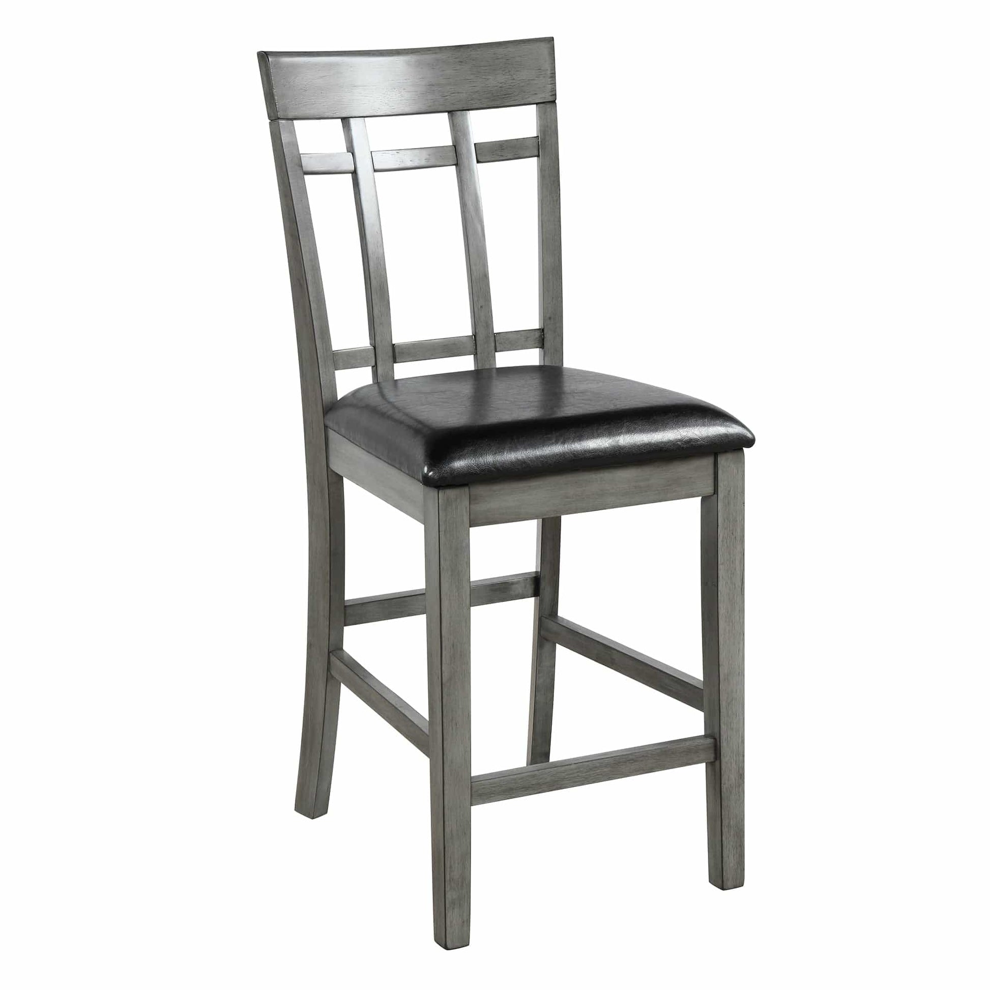 1st Choice Furniture Direct Counter Height Dining & Chairs 1st Choice 5 Piece Vintage Counter Height Bar Table in Antique Graywash