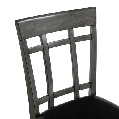 1st Choice Furniture Direct Counter Height Dining & Chairs 1st Choice 5 Piece Vintage Counter Height Bar Table in Antique Graywash