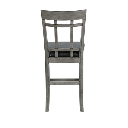 1st Choice Furniture Direct Counter Height Dining & Chairs 1st Choice 5 Piece Vintage Counter Height Bar Table in Antique Graywash