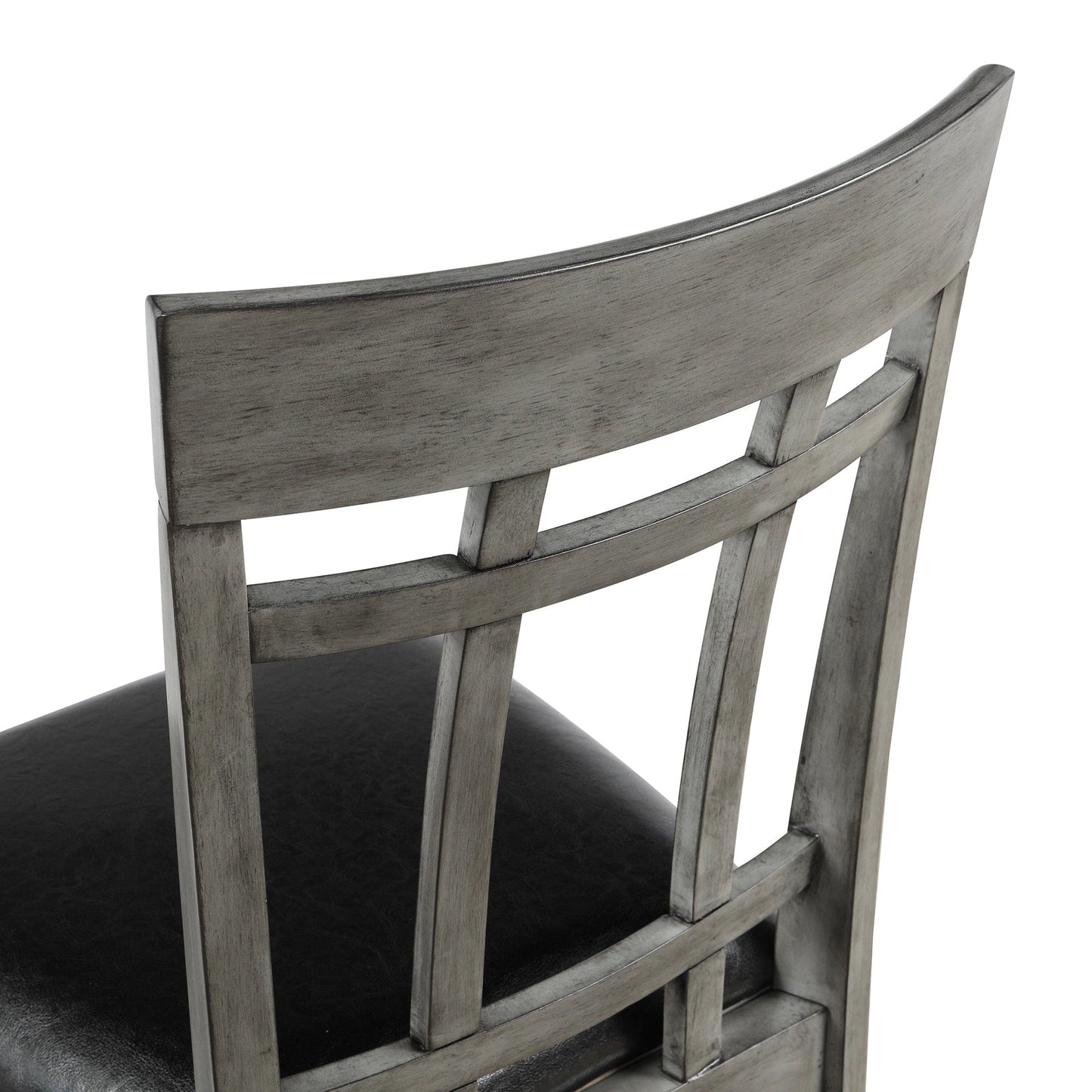 1st Choice Furniture Direct Counter Height Dining & Chairs 1st Choice 5 Piece Vintage Counter Height Bar Table in Antique Graywash