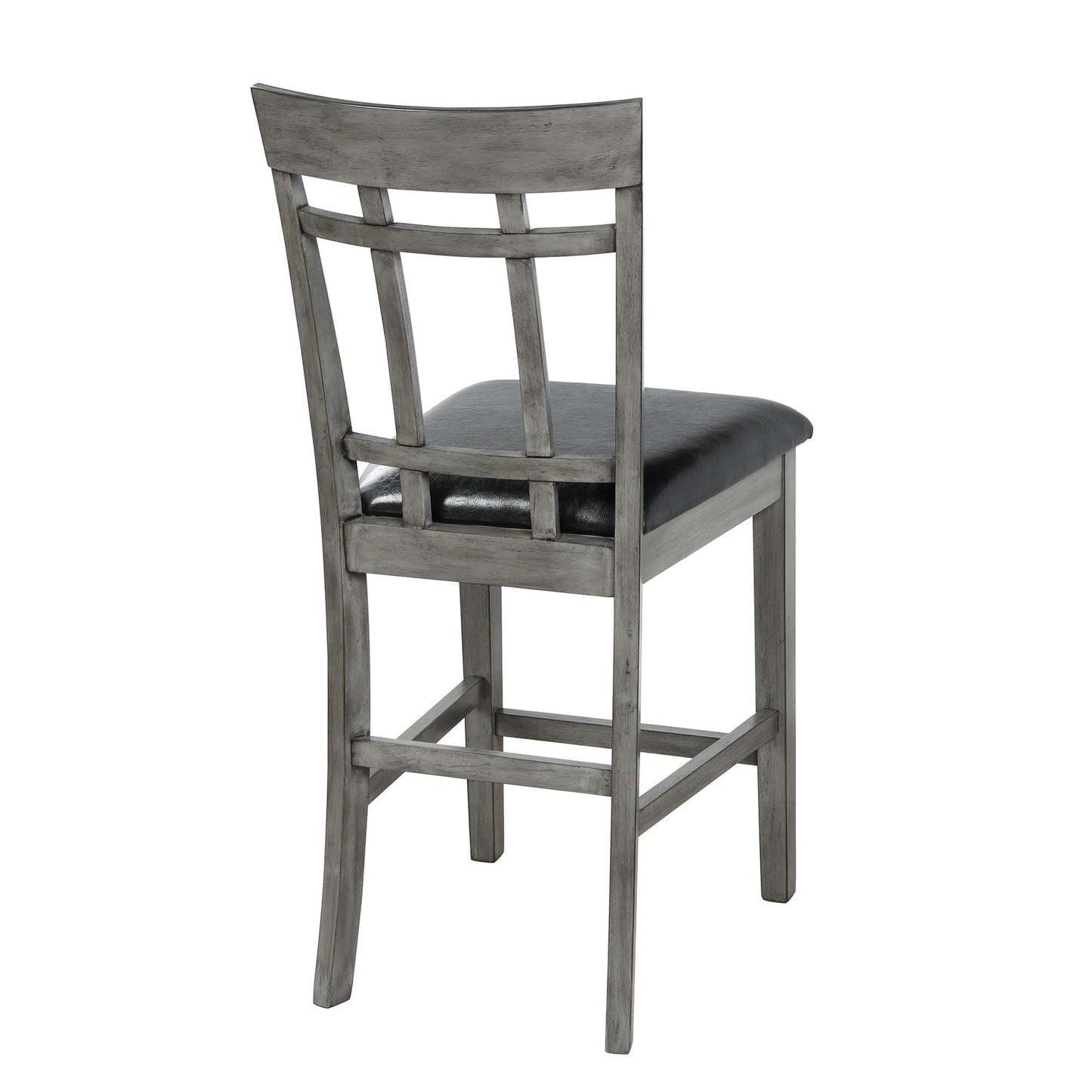 1st Choice Furniture Direct Counter Height Dining & Chairs 1st Choice 5 Piece Vintage Counter Height Bar Table in Antique Graywash