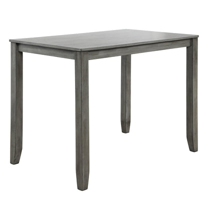 1st Choice Furniture Direct Counter Height Dining & Chairs 1st Choice 5 Piece Vintage Counter Height Bar Table in Antique Graywash