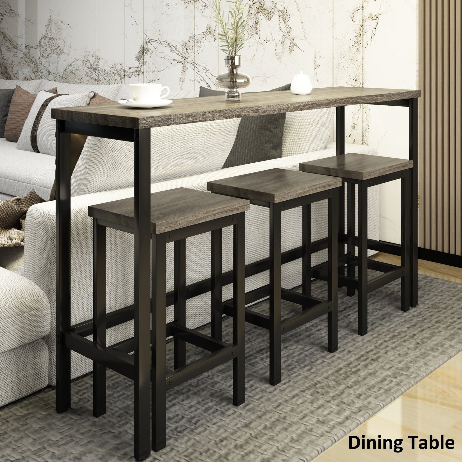 1st Choice Furniture Direct Counter Height Set 1st Choice Counter Height Dining Table Set with 3 Stool and Side Table