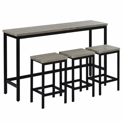 1st Choice Furniture Direct Counter Height Set 1st Choice Counter Height Dining Table Set with 3 Stool and Side Table