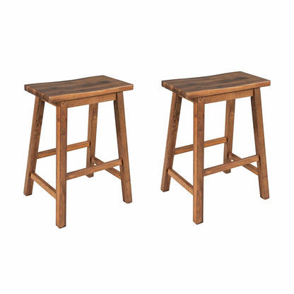 1st Choice Furniture Direct Counter Height Set 1st Choice Rustic 3-Piece Kitchen Island Set with Seating and Shelves