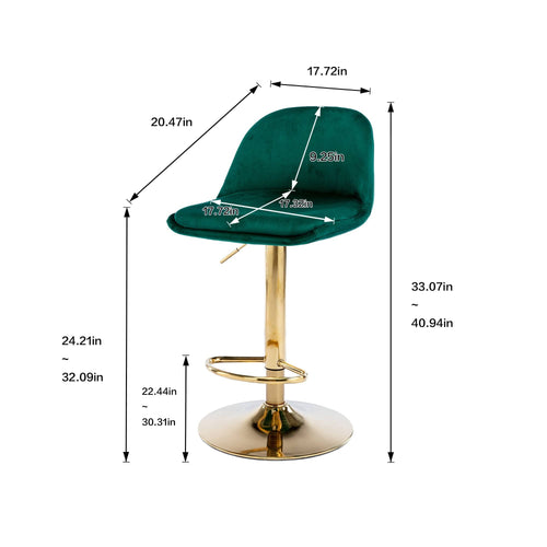 1st Choice Furniture Direct Counter Height Stool 1st Choice Set of 2 Counter Height Stools with Back and Footrest